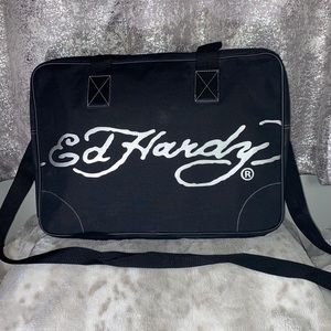 ED HARDY vintage Large duffel bag/ book bag